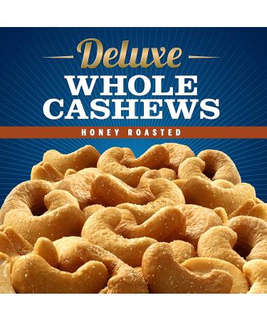 Planters Honey Roasted Whole Cashews - 8.25oz Canister | Sweet & Crunchy Snack - Buy Online on GoSupps.com
