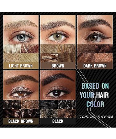Natural Brow Eyebrow Pen Eyebrow Pen Bulletboard Waterproof Eyebrow Pen (Light Brown) Waterproof With 4-Fork-Tip & Precise Brush-Tip Bulletboard Waterproof Eyebrow Pen Bulletinboard Brow Pen - Buy Online on GoSupps.com