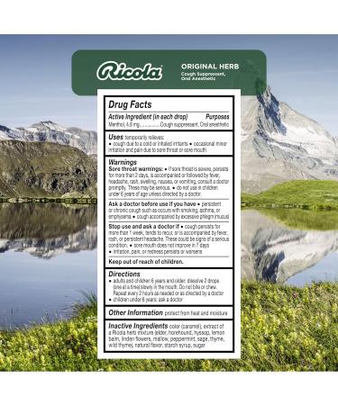 Ricola NAT Herb Cgh Drp Bag 21 - Buy Online on GoSupps.com