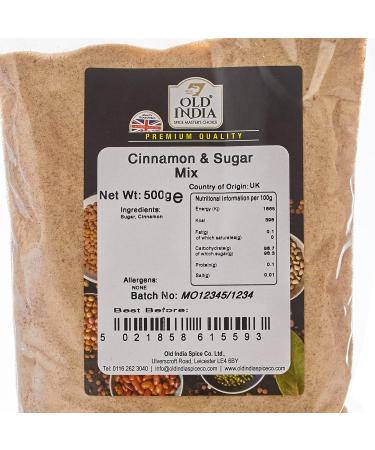Old India Cinnamon & Sugar Mix 500g - Premium Blend for Delicious Treats - Buy Online on GoSupps.com