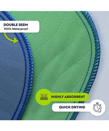 IMPROVIA Washable Underpads  34" x 36" (Pack of 4) - Heavy Absorbency Reusable Incontinence Pads for Kids  Adults  Elderly  and Pets - Waterproof Protective Pad for Bed  Couch  Sofa  Furniture  Floor 4 34x36 - Buy Online on GoSupps.com