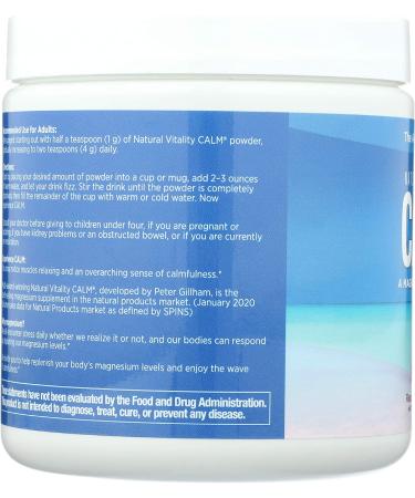 Natural Vitality Calm Raspberry-Lemon Anti-Stress Drink Mix | 8 oz (226 g) - Buy Online on GoSupps.com