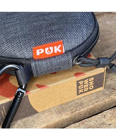 Shower PUK - Argan Oil and Orange 3 in 1 Shower Soap Bar for Body Face and Hair with Shea Butter. Eco Friendly Vegan Plastic-free Moisturising Shower Gel Bar (1x PUK + Travel Case) - Buy Online on GoSupps.com