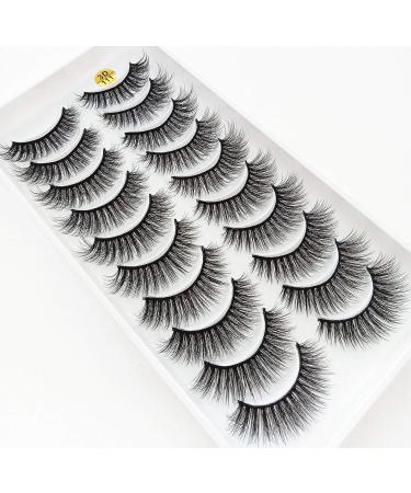 10 Pairs Natural 3D Mink False Eyelashes for Beauty - 38 Styles (3D111) - Buy Online on GoSupps.com