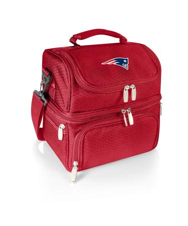 PICNIC TIME Red New England Patriots Pranzo Lunch Tote