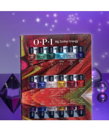 OPI Classic Nail Polish Long-Lasting Luxury Nail Varnish Original High-Performance Big Zodiac Energy Collection Manicure Set 12x 3.75ml - Buy Online on GoSupps.com