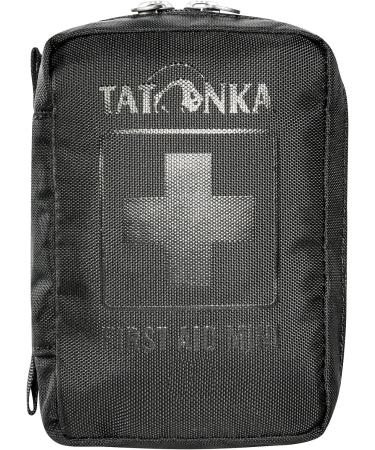 Tatonka First Aid Mini Set - Compact First Aid Kit for Outdoor Adventures Hiking & Cycling - Includes Tick Pliers - 10x7x4cm Black - Buy Online on GoSupps.com