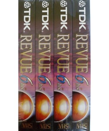 TDK 4-Pack T-120 VHS Video Tapes - High Quality Blank Media for Recording and Playback - Buy Online on GoSupps.com