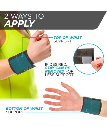 BraceAbility Cheer Wrist Brace - Gymnastics & Cheerleading Support for Boys & Girls | One Size Fits Most - Buy Online on GoSupps.com