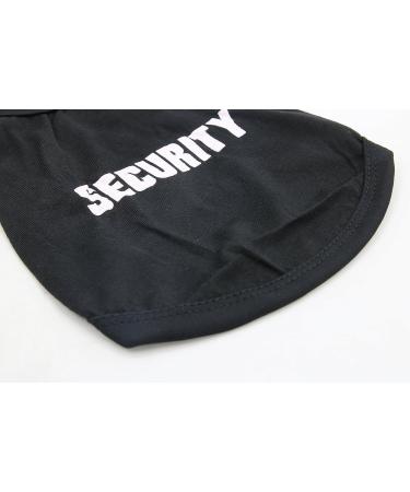 DroolingDog Security Pattern Dog T-Shirt for Small Dogs - Black Large (8.8-13.2lb) - Buy Online on GoSupps.com