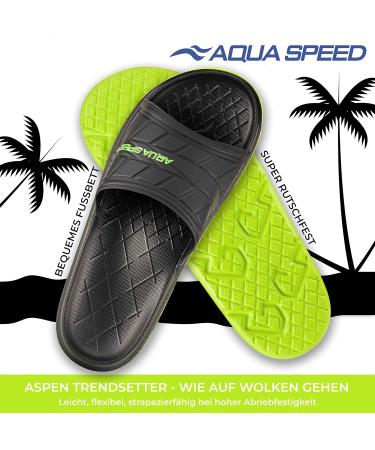 Aqua Speed Aspen Badelatschen & Frottee Handtuch - Unisex Duschsandalen 43 EU | Hochwertige Badeschlappen f r Komfort und Stil - Buy Online on GoSupps.com