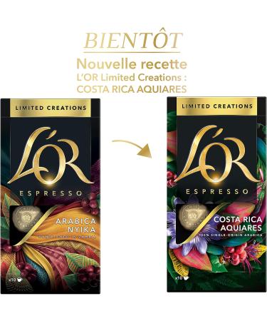 L'Or Espresso Caf - Limited Edition - 100 Laos Bolaven Capsules - Nespresso* compatible (pack of 10 x 10) - Buy Online on GoSupps.com