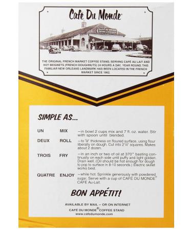 Cafe Du Monde Beignet Mix 28 oz - Authentic New Orleans Style Recipe - Buy Online on GoSupps.com