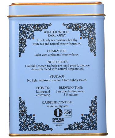 Harney & Sons Winter White Earl Grey Tea - 20 Sachets (0.9 oz) | Premium Flavor & Aroma - Buy Online on GoSupps.com