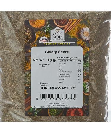 Old India Celery Seeds 1kg - Premium Quality Whole Spice for Cooking and Seasoning - Buy Online on GoSupps.com