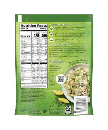 Knorr Butter & Herb Pasta Sides 4.4 oz, Pack of 8 - No Artificial Flavors, Preservatives, or Added MSG - Buy Online on GoSupps.com