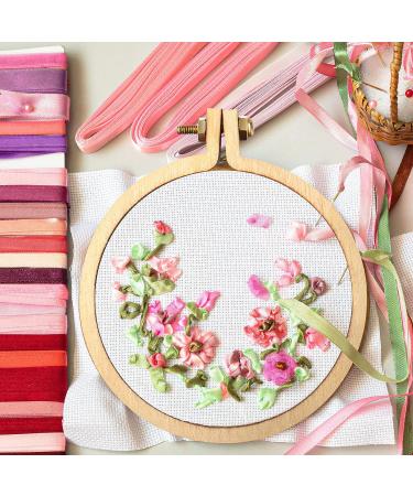 Mini Embroidery Hoop Set - Wooden Rings for DIY Pendant Crafts (16 Sets) - Buy Online on GoSupps.com