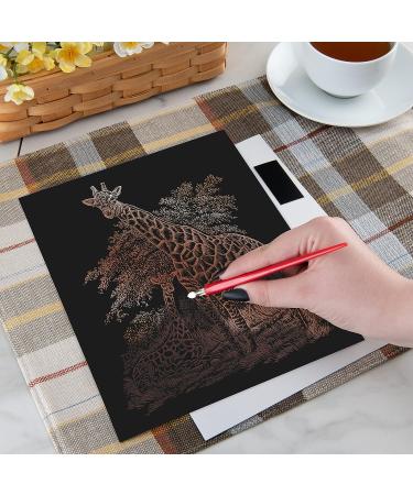 Royal & Langnickel Copper Engraving Art - Giraffe and Baby | Unique DIY Craft Kit - Buy Online on GoSupps.com