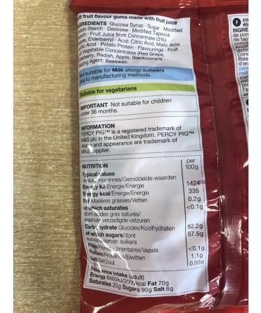 M&S PERCY PIGS MERRY PERCYMAS 170G MARKS & SPENCERS CHRISTMAS SOFT GUMS ENGLISH MADE - Buy Online on GoSupps.com