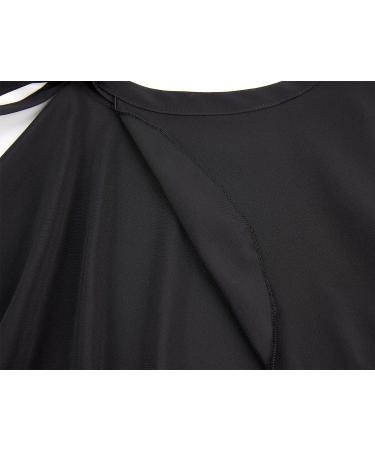 Domusgo Girls Women Ballet Skirts | Adjustable Wrap Chiffon Dancewear | Pink/Black | Size L | Perfect for Competition, Party, Celebration | Ages 10-12 Years - Buy Online on GoSupps.com