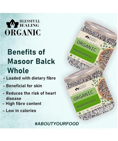 Blessfull Healing Organice MASOOR Black Whole 2 lb (907 Gram) - Buy Online on GoSupps.com
