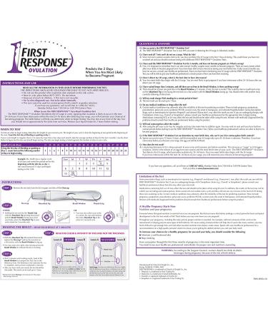 First Response Ovulation & Pregnancy Test Kit - 7 Ovulation & 1 Pregnancy Test - Buy Online on GoSupps.com
