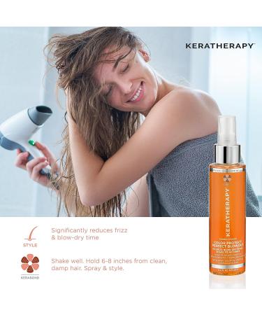 KERATHERAPY Keratin Infused Color Protect Shampoo 10.1 fl. oz. - Gluten Free Color Protecting Shampoo with Kerabond Technology, Red Raspberry Oil, Omega 3 & 6 - Buy Online on GoSupps.com