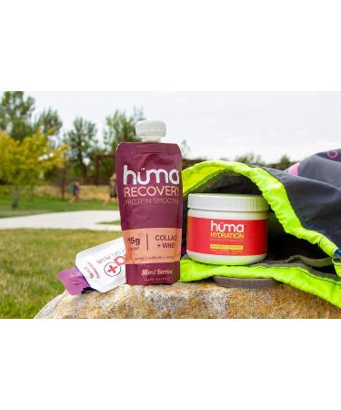 Huma Recovery Protein Smoothie 6 Pack of 15g Collagen & Whey Post Workout Drink Electrolytes & Real Fruit Mixed Berry 4.97 oz - Buy Online on GoSupps.com
