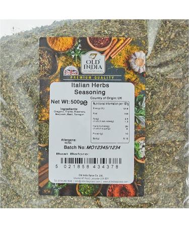 Old India Italian Herbs Seasoning 500g - Authentic Blend of Italian Herbs | Pack of 1 - Buy Online on GoSupps.com