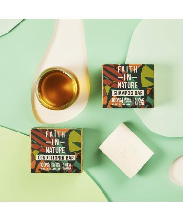  FAITH IN NATURE Faith in Nature Natural Solid Shampoo with Shea & Argan Oil Nourishing Vegan & Cruelty-Free Paraben & SLES Free For Dry to Very Dry Hair 85g - Buy Online on GoSupps.com