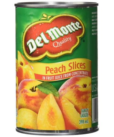 Del Monte Peach Slices in Juice 398 ml Pack of 12