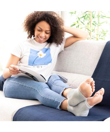 Shop Innovagoods Moisturizing Socks with Gel Pads - Ergonomic Unisex Breathable Enriched with Natural Oils & Vitamin E - Perfect for Soft Hydrated Feet - Buy Online on GoSupps.com