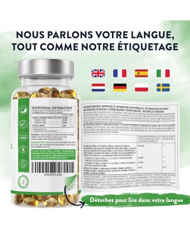 Omega 3 Vegan 1500mg Om ga 3 d'Huile d'Algue d Origine Durable Hautement Dose 750mg DHA + 300mg EPA par Dose - Comple ment Alimentaire Omega3 100% V g talien - 90 G lules - Buy Online on GoSupps.com