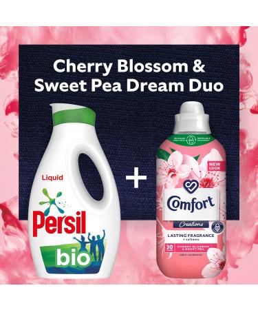 Comfort Creations Cherry Blossom & Sweet Pea Fabric Conditioner 900ml - 30 Washes | Long-lasting Freshness Technology | Pack of 1 - Buy Online on GoSupps.com
