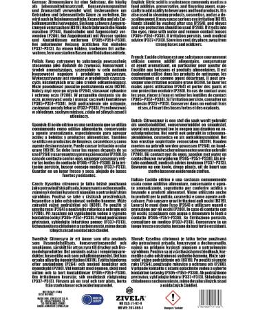 25kg Citric Acid Powder Food Grade | Home Remedy for Kitchen & Home | 25kg 100% Pure Citric Acid | Citric Acid E330 - Buy Online on GoSupps.com