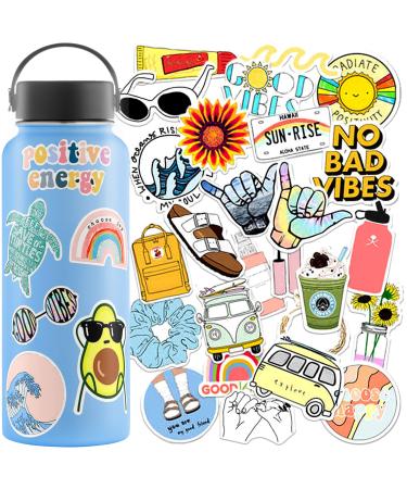 USA Company - Cute Stickers for Water Bottles, Waterproof Stickers for Teens and Kids (35 Pack) Water Bottle Stickers, Vinyl Stickers, Set of Laptop Stickers and Water Bottle Stickers for Kids 35 Pieces