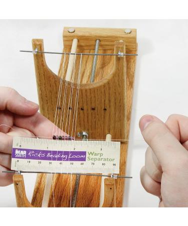 Rick's Beading Loom by The Beadsmith - Wooden Two-Warp Loom for Necklace and Bracelet Designs - Buy Online on GoSupps.com