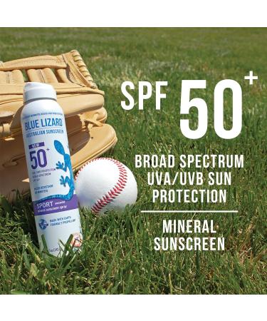 BLUE LIZARD Sport Spray Sunscreen SPF 50+ 5 Fl Oz & Sheer Face Lotion - SPF 50+ 1.7 Oz & Mineral Sunscreen Stick 0.5 oz - Buy Online on GoSupps.com
