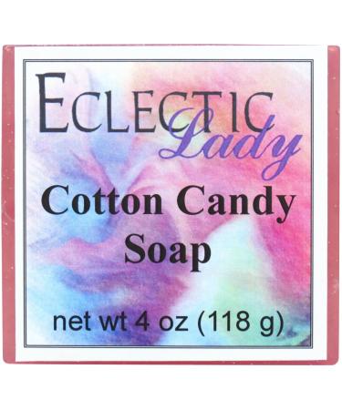 Cotton Candy Glycerin Soap by Eclectic Lady 4 oz Bar