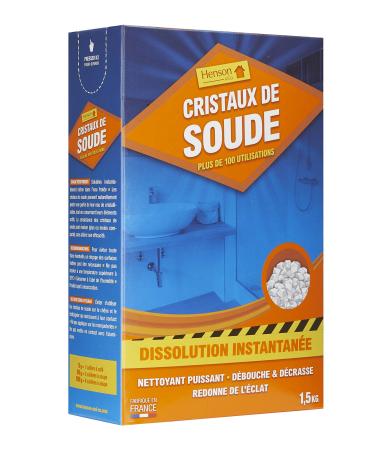 Henson Soda Crystals 1.5 kg - Instant Dissolving, White