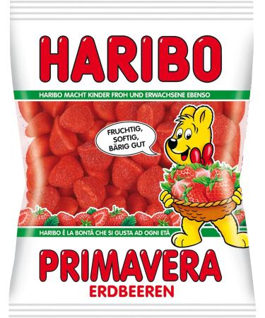Haribo Primavera Fraises lot de 3 sachets bonbons g lifi s en sachet - Buy Online on GoSupps.com
