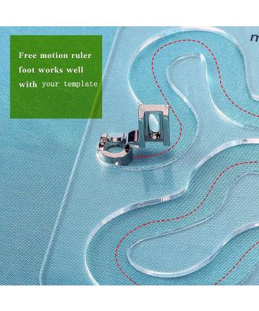 YRDQNCraft Low Shank Ruler Foot for Free Motion Quilting & Embroidery - Fits Singer, Janome, Brother, Kenmore & More - Buy Online on GoSupps.com