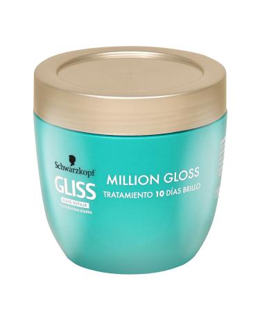 Schwarzkopf Gliss - Million Gloss Treatment 10 Days Shine - for shiny and dull hair - 150 ml - Pack of 3