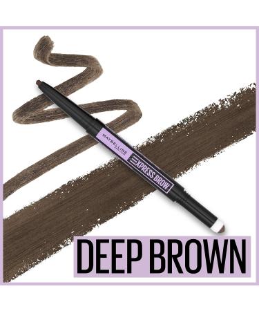 Maybelline Express Brow 2-In-1 Pencil and Powder - Deep Brown - 1 Count - Buy Online on GoSupps.com