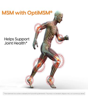 Doctor's Best MSM with OptiMSM 1000mg - 180 Veggie Caps for Joint Health - Buy Online on GoSupps.com