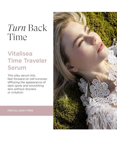 Vitalisea Time Traveler Facial Serum | Bio-Retinol Anti-Aging Organic | Vegan & Enhances Cellular Turnover | 1 Oz - International Shipping - Buy Online on GoSupps.com