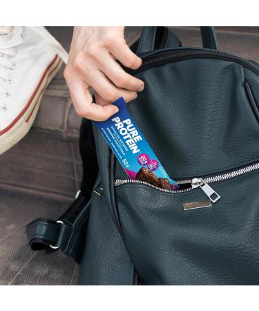 Pure Protein Bars - Nutritious Gluten Free protein bar made with Whey protein blend - low sugar protein snack. Deliciously satisfying. Galactic Brownie (Pack of 6) - Buy Online on GoSupps.com
