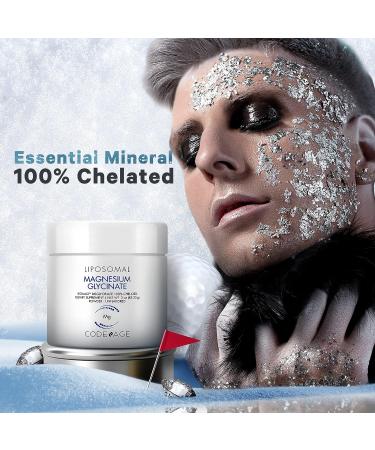 Codeage Magnesium Glycinate Powder Supplement 2-Month Supply - Bisglycinate Chelate, Unflavored, Liposomal Delivery - Chelated Magnesium Powder Mineral - Non-GMO Vegan - 3 oz - Buy Online on GoSupps.com