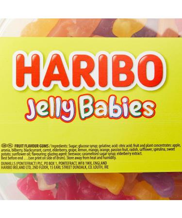 Jelly Babies Tub - 100 Pieces (510g) of Delicious Sweets | Shop Now - Buy Online on GoSupps.com