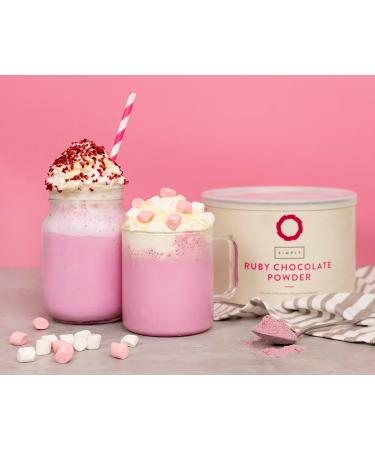 Simply Ruby Chocolate Powder Hot Chocolate Powder for Smooth & Creamy Hot Chocolate Suitable for Vegetarians (1kg) - Buy Online on GoSupps.com